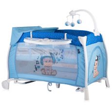 Детский манеж Lorelli I'Lounge 2 Layer Rocker blue music boy